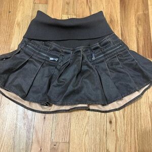 Wild Fable Dark Brown Mini Skirt